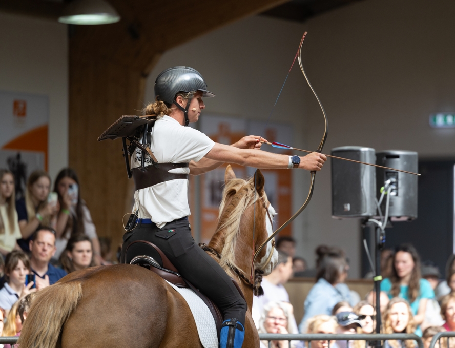 Siem Budding boogschieten te paard Horseback Archery